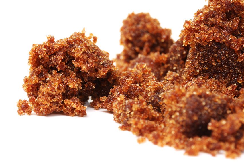 Demerara sugar golden crystals